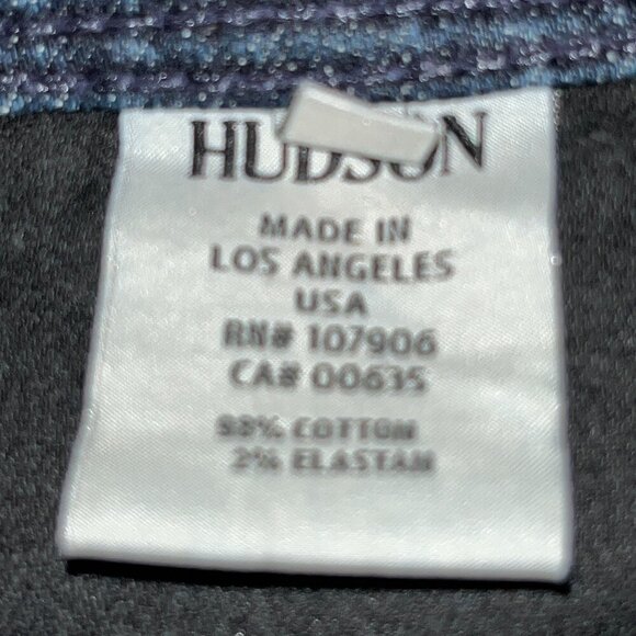 Men's 31 HUDSON CLIFTON 5 POCKET BOOT MEDIUM WASH BLUE DENIM JEANS MADE IN USA - Picture 12 of 14